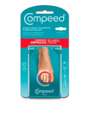 COMPEED - Pansements ampoules aux orteils x8