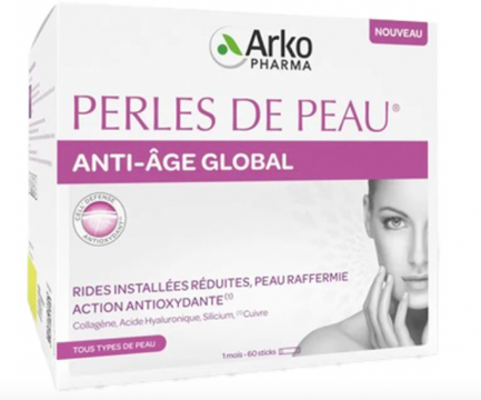 ARKOPHARM - Perles de peau anti-âge global 60 sticks