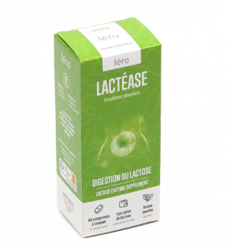 LERO - Lactéase digestion du lactose 60 comprimés à croquer