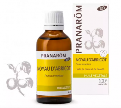 PRANAROM -  Huile végétale noyau d'abricot bio 50ml