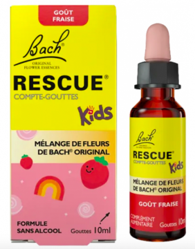 RESCUE - Bach Kids compte-gouttes goût fraise 10ml