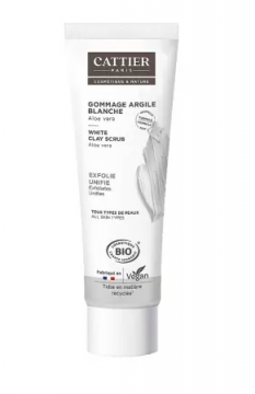 CATTIER - Gommage argile blanche bio 100ml