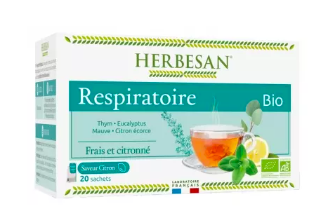 HERBESAN - Infusion respiratoire bio 20 sachets