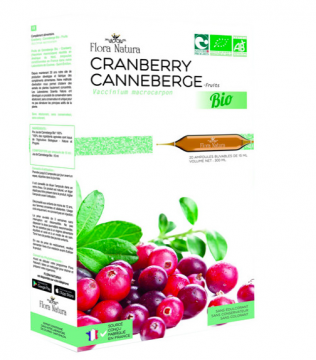 FLORA NATURA - Canneberge bio 20 ampoules