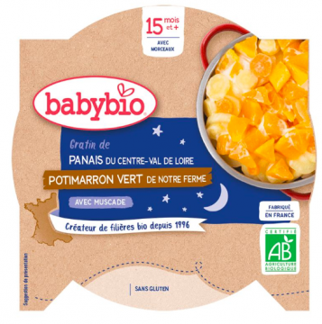 BABYBIO - Bonne nuit gratin de panais potimarron 260g