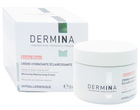 DERMINA - SENSI-BLANC - Crème hydratante éclaircissante 50ml