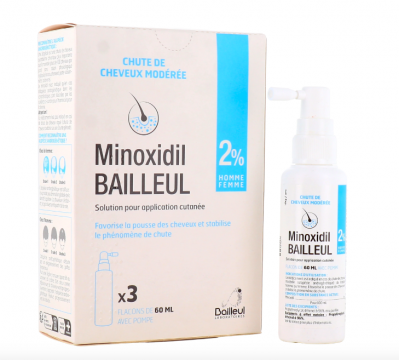 MINOXIDIL - Bailleul 2% 3x60 ml