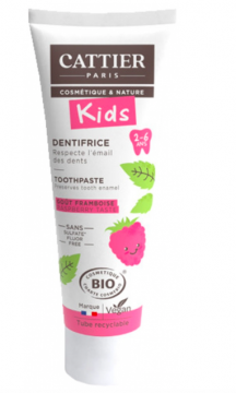 CATTIER - Kids dentifrice 2-6 ans bio 50ml