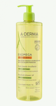 ADERMA - EXOMEGA CONTROL - Huile lavante émolliente anti-grattage 750ml