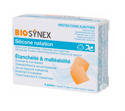 BIOSYNEX - Protection auditive natation enfant 3 paires