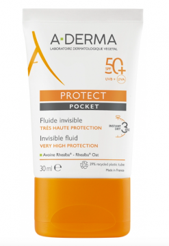 ADERMA - Protect Pocket fluide invisible très haute protection 30ml