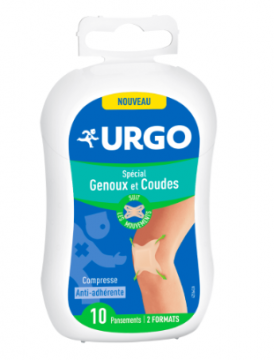 URGO - Pansements special genoux et coudes x10