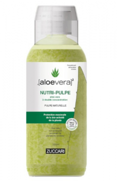 ZUCCARI - ALOEVERA - NUTRI-PULPE goût pêche blanche  1L