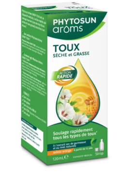 PHYTOSUN - SIROP TOUX SÈCHE ET GRASSE ADULTE 120 ML