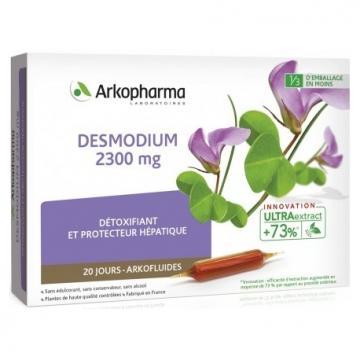 ARKOFLUIDES DESMODIUM 2300MG - Detoxifiant et protecteur hepatique 20 ampoules