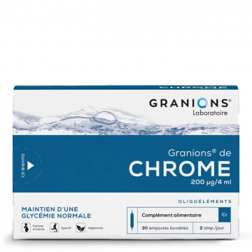GRANIONS - Granions de Chrome - 200 micro gr/4ml 30 ampoules