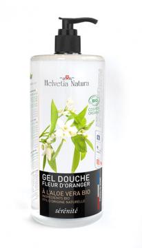 HELVETIA - Gel douche bio fleur d'oranger 1l