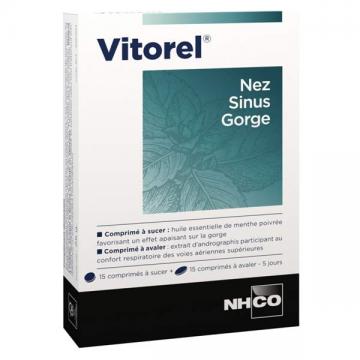 NHCO - Vitorel - Nez Sinus Gorge 2x15 comprimes