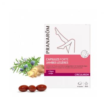 PRANAROM - CIRCULAROM - Jambes Légères Forte 30 capsules