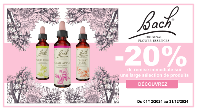 LES FLEURS DE BACH -20% de remise imm&eacute;diate