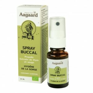 AAGAARD - Propolis Spray Bucal - Hygiène de la Gorge 15ml