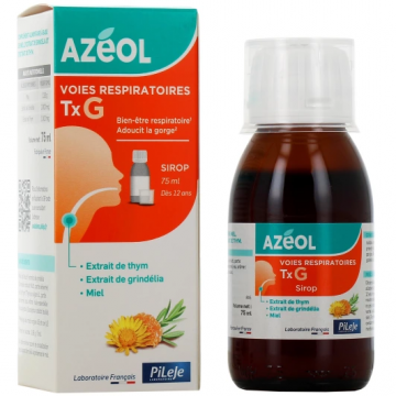 PILEJE - Azéol - Sirop Voies Respiratoires 75ml dès 12 ans