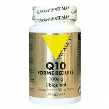 VIT'ALL+ - Q10 Forme Réduite 100mg Ubiquinol 30 capsules