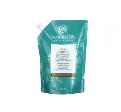 SANOFLORE - RECHARGE AQUA MAGNIFICA lotion visage purifiante anti-imperfections certifiée Bio 400ml