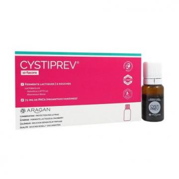 ARAGAN - CYSTIPREV - 10 flacons x 100ml