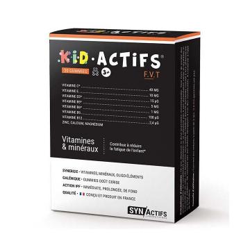 SYNACTIFS - KID.ACTIFS - Vitamines et minéraux 30 gommes