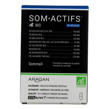 SYNACTIFS - SOM.ACTIFS BIO - Sommeil 30 gélules