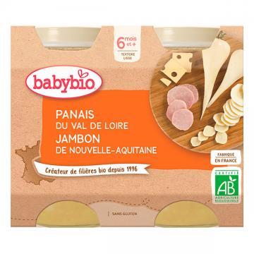 BABYBIO - PETITS POTS panais jambon 2x200g