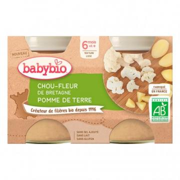 BABYBIO - PETITS POTS chou-fleur pomme de terre 2x200g