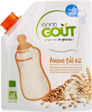 GOOD GOUT - CEREALES AU BIBERON avoine ble riz 200g