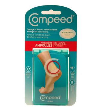 COMPEED - Pansements ampoules moyen format boîte de 5