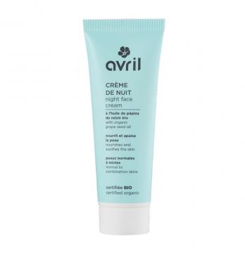 AVRIL CREME NUIT BIO PEAUX NORMALES A MIXTES