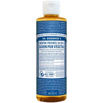 DR BRONNER'S - SAVON PUR VEGETAL Menthe poivree 475ml