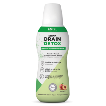 EAFIT - DRAIN DETOX DRINK - Draineur Détoxifiant Vegan 500ml