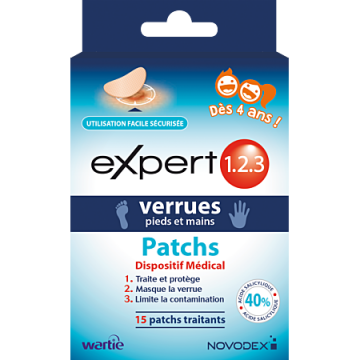 EXPERT 123 - Patch Verrues 15 patchs