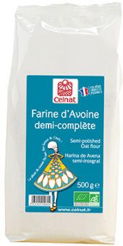 CELNAT FARINE AVOINE DEMI COMPL 500G