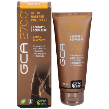 SANTE VERTE - GCA 2700 - Gel de massage chauffant Confort & Souplesse 100ml