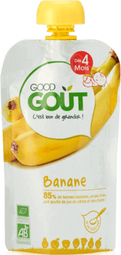 GOOD GOUT - COMPOTE banane 120g