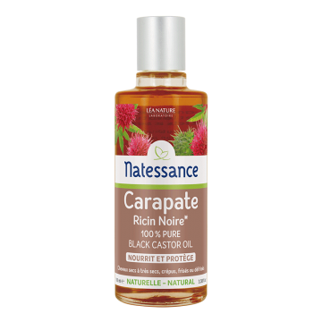 NATESSANCE - Huile de carapate ricin noire 100ml