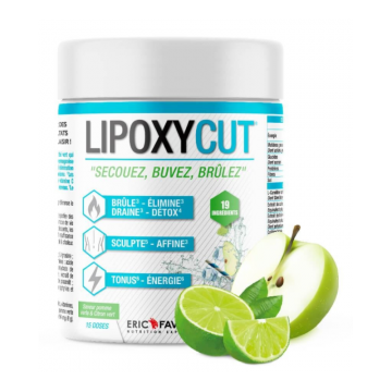 ERIC FAVRE - LIPOXYCUT - Brûleur de graisse goût pomme citron 120g