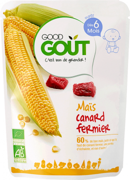 GOOD GOUT - PLAT mais canard fermier 190g