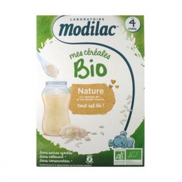 MODILAC MES CEREALES BIO NATURE 250g des 4 mois