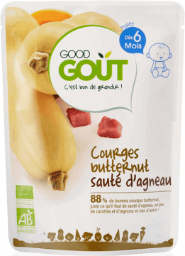 GOOD GOUT - PLAT courges buternut agneau 190g