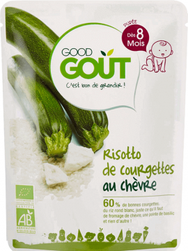 GOOD GOUT - PLAT risotto courgette chevre 190g