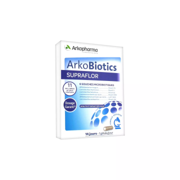 ARKOBIOTICS - Supraflor - 6 souches microbiotiques 14 gélules 14 jours