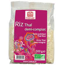 CELNAT RIZ THAI DEMI COMPLET 500grammes